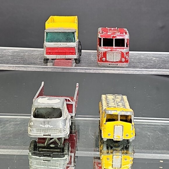 Vintage Lesney Diecast Trucks Set Of 4. Albion Chieftain, DAF Tipper Etc England - Picture 7 of 16